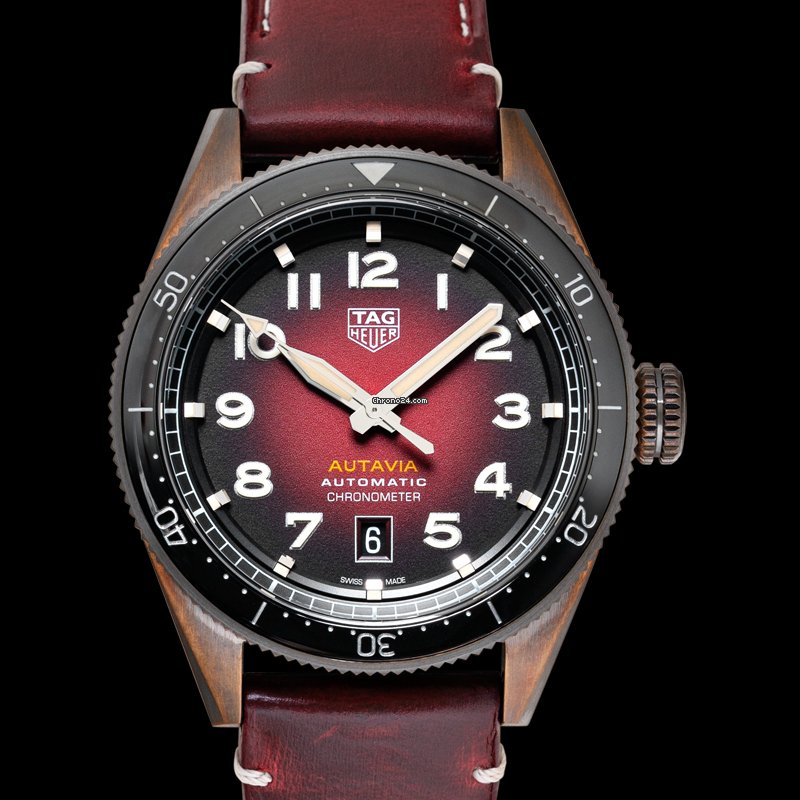 TAG Heuer Autavia Mens watch Unisex Automatic Bronze WBE5192.FC8300 Replica 5