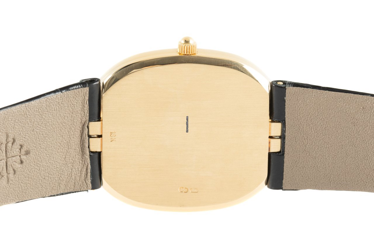 IMG_9081 Patek Philippe Golden Ellipse Mens watch Unisex Quartz Yellow gold 3788 Replica 5