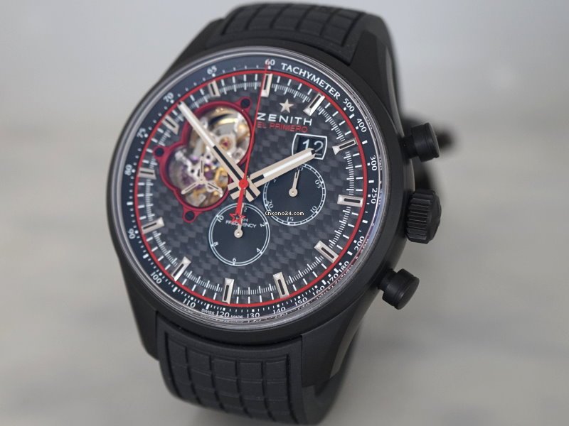 IMG_9081 Zenith El Primero Chronomaster Mens watch Unisex Automatic Ceramic 24.2160.4063 28.R515 Replica 5