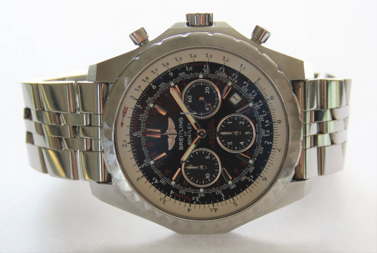 IMG_9081 Breitling Bentley Motors Mens watch Unisex Automatic Steel A25365 Replica 5
