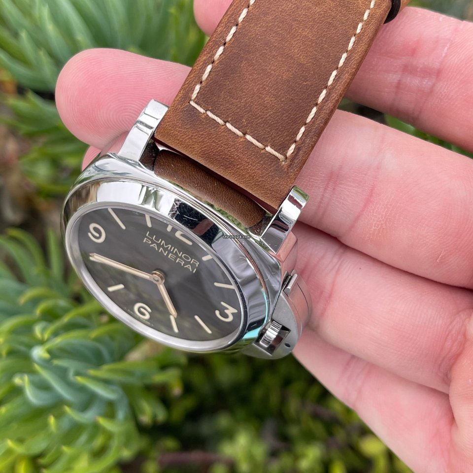Panerai Special Editions Mens watch Unisex Manual winding Steel PAM 00390 Replica 5