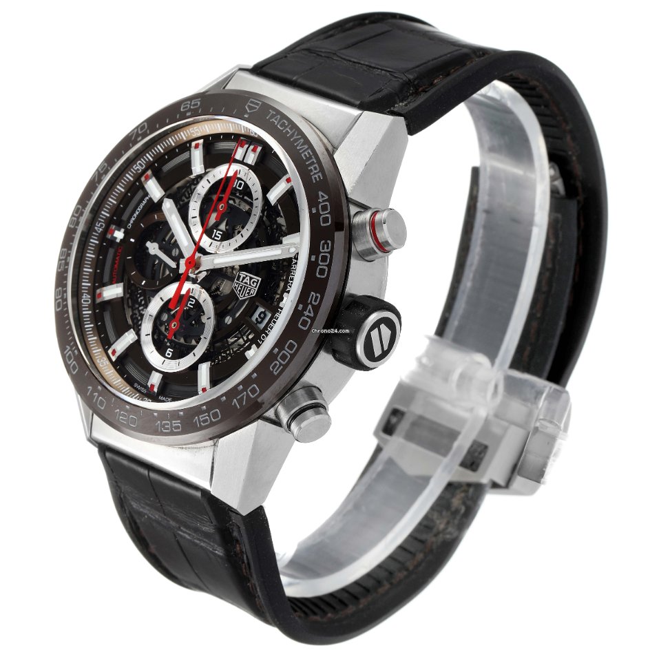 IMG_9081 TAG Heuer Carrera Calibre HEUER 01 Mens watch Unisex Automatic Steel CAR201U.BA0766 Replica 5