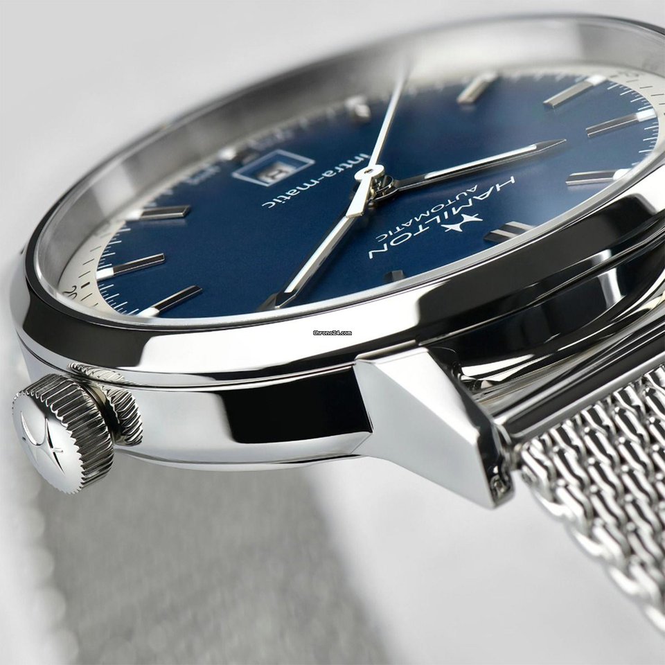 IMG_9081 Hamilton Intra-Matic Mens watch Unisex Automatic Steel H38425140 Replica 5