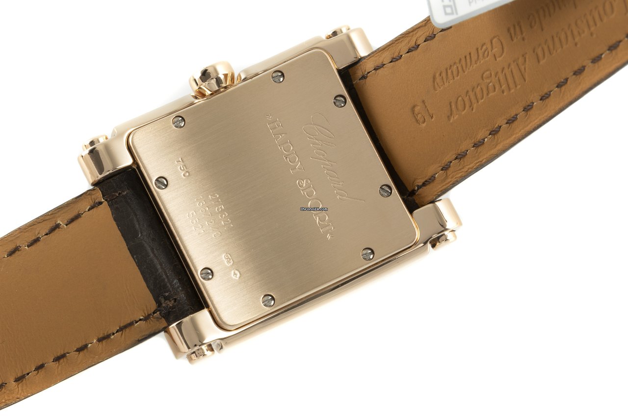 IMG_9081 Chopard Happy Sport Womens watch Quartz Red gold 275321 Replica 5
