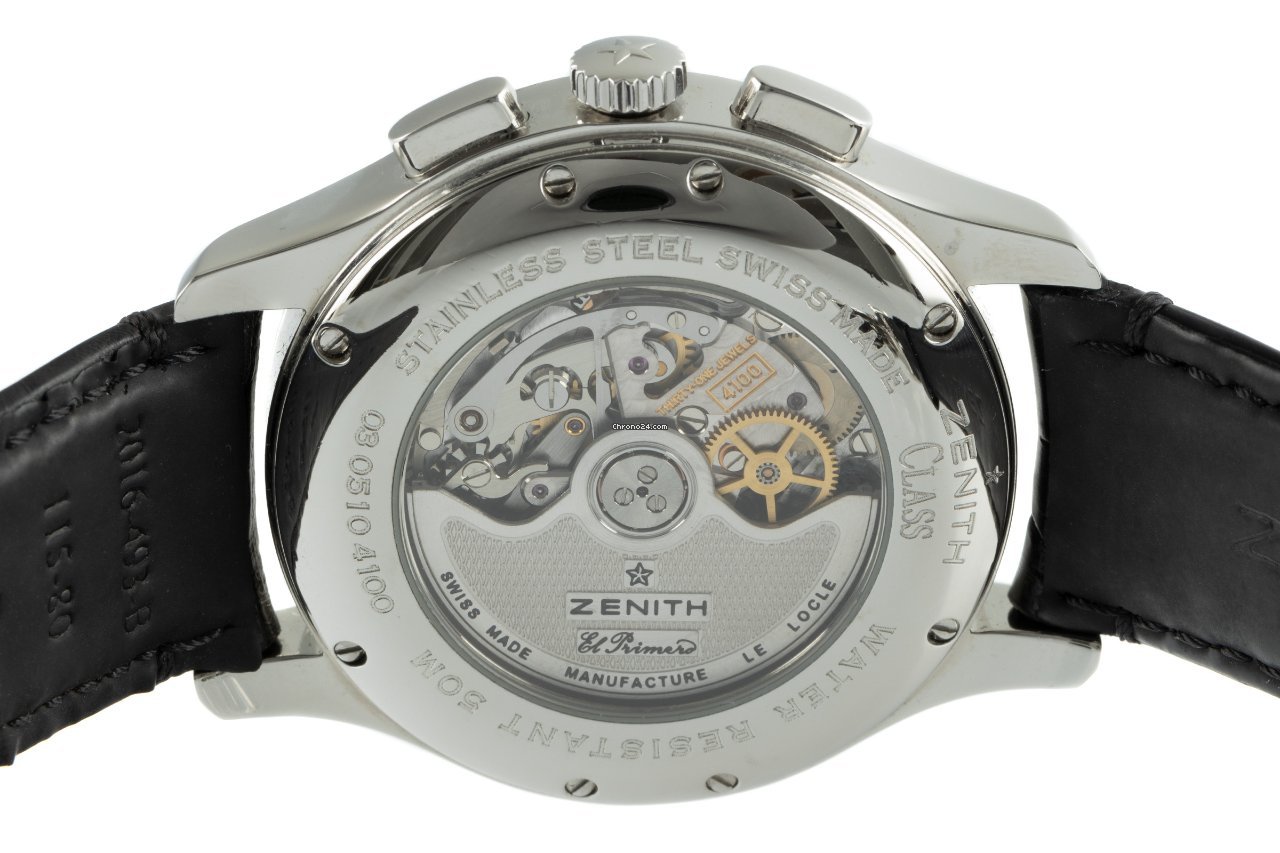 Zenith El Primero Chronograph Mens watch Unisex Automatic Steel 03.0510.4100 Replica 5