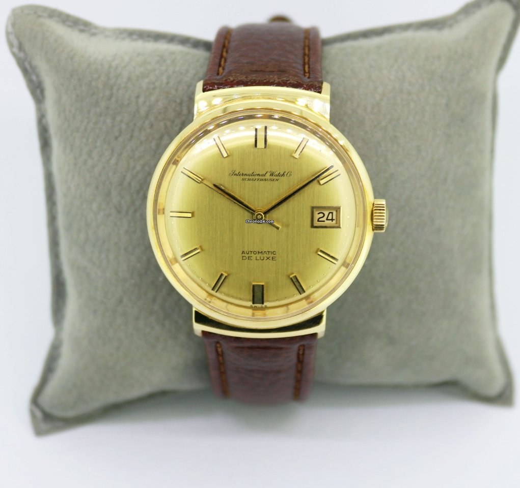 IMG_9081 IWC Mens watch Unisex Automatic Yellow gold R800A Replica 5