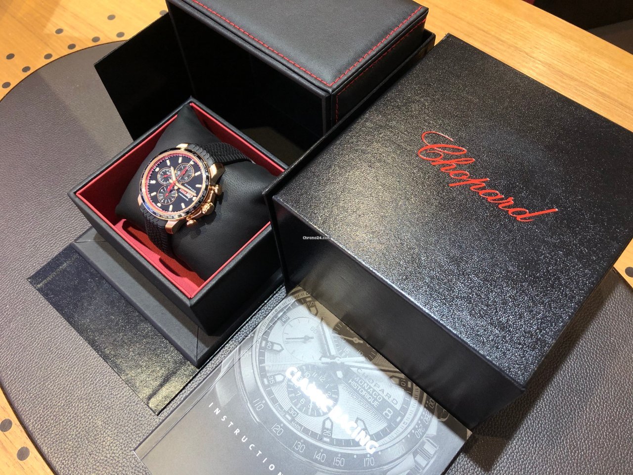 IMG_9081 Chopard Mille Miglia Mens watch Unisex Automatic Rose gold 161293-5001 Replica 5