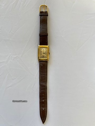 IMG_9081 Omega Mens watch Unisex Manual winding Yellow gold Tank Rectangular 88139 Replica 5