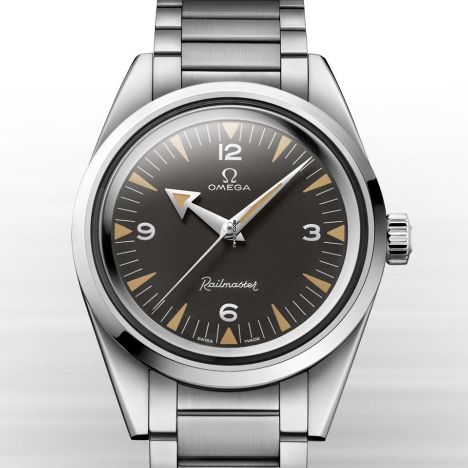 Omega Seamaster Railmaster Mens watch Unisex Automatic Steel 220.10.38.20.01.002 Replica 5