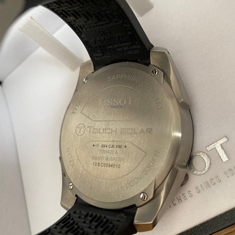 IMG_9081 Tissot T-Touch Expert Solar Mens watch Unisex Quartz Titanium T091.420.47.051.00 Replica 5