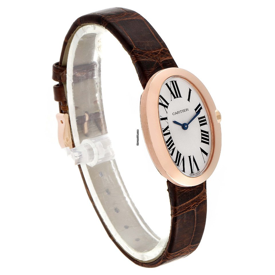 Cartier Baignoire Womens watch Quartz Rose gold W8000007 Replica 5