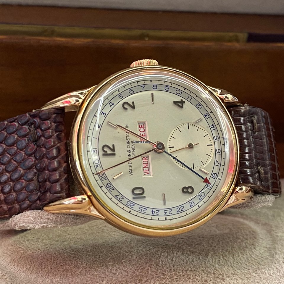 Vacheron Constantin Mens watch Unisex Manual winding Rose gold 4240 Replica 5
