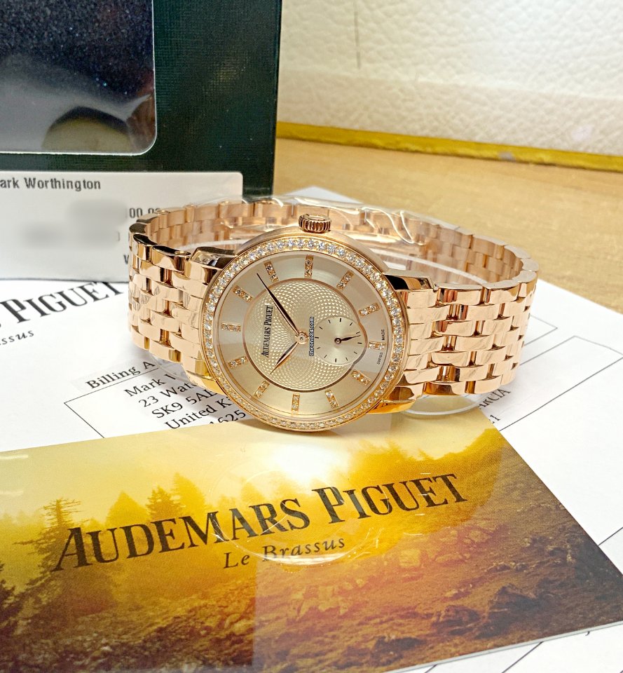 Audemars Piguet Jules Audemars Womens watch Manual winding Rose gold 77251OR.ZZ.1270OR.01 Replica 5