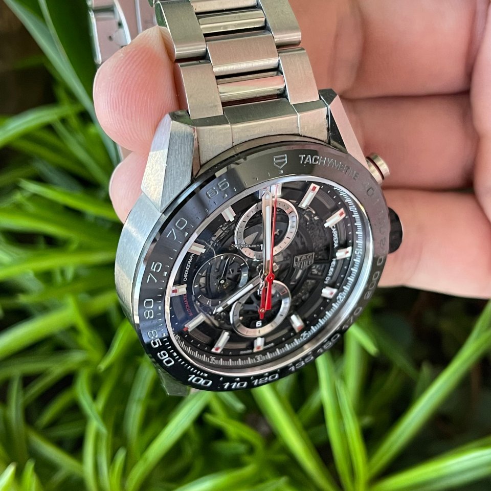 IMG_9081 TAG Heuer Carrera Calibre HEUER 01 Mens watch Unisex Automatic Steel CAR2A1W-0 Replica 5