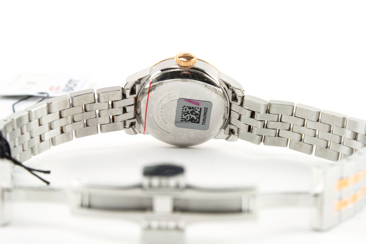 IMG_9081 Tissot Le Locle Womens watch Automatic Gold Steel T41218316 Replica 5