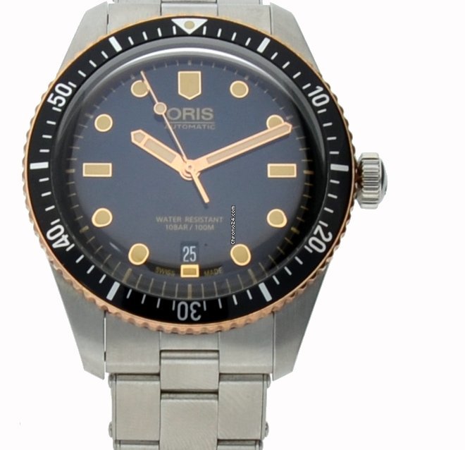 IMG_9081 Oris Divers Sixty Five Mens watch Unisex Automatic Steel 01 733 7707 4354 Replica 5