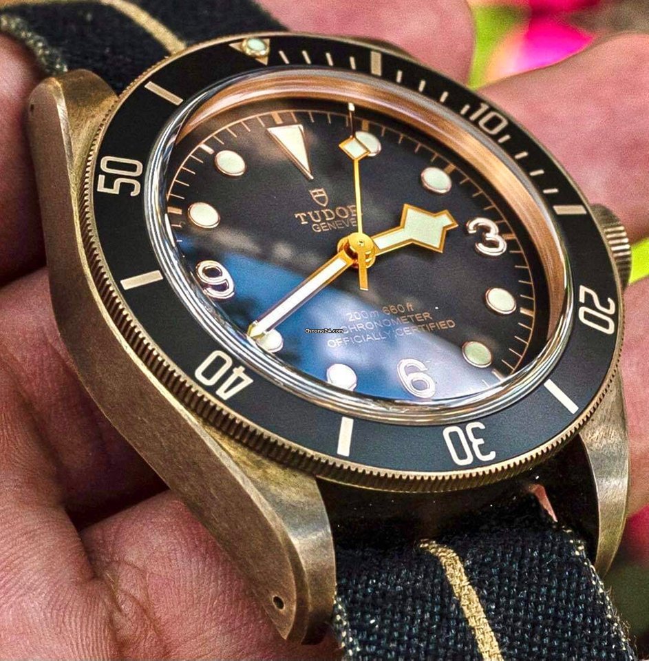 IMG_9081 Tudor Black Bay Bronze Mens watch Unisex Automatic Bronze M79250BA Replica 5