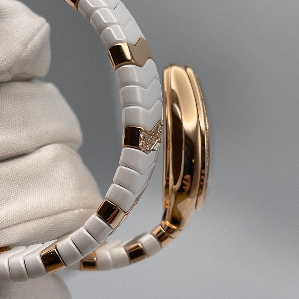 Bulgari Serpenti Womens watch Quartz Ceramic 102202 Replica 5