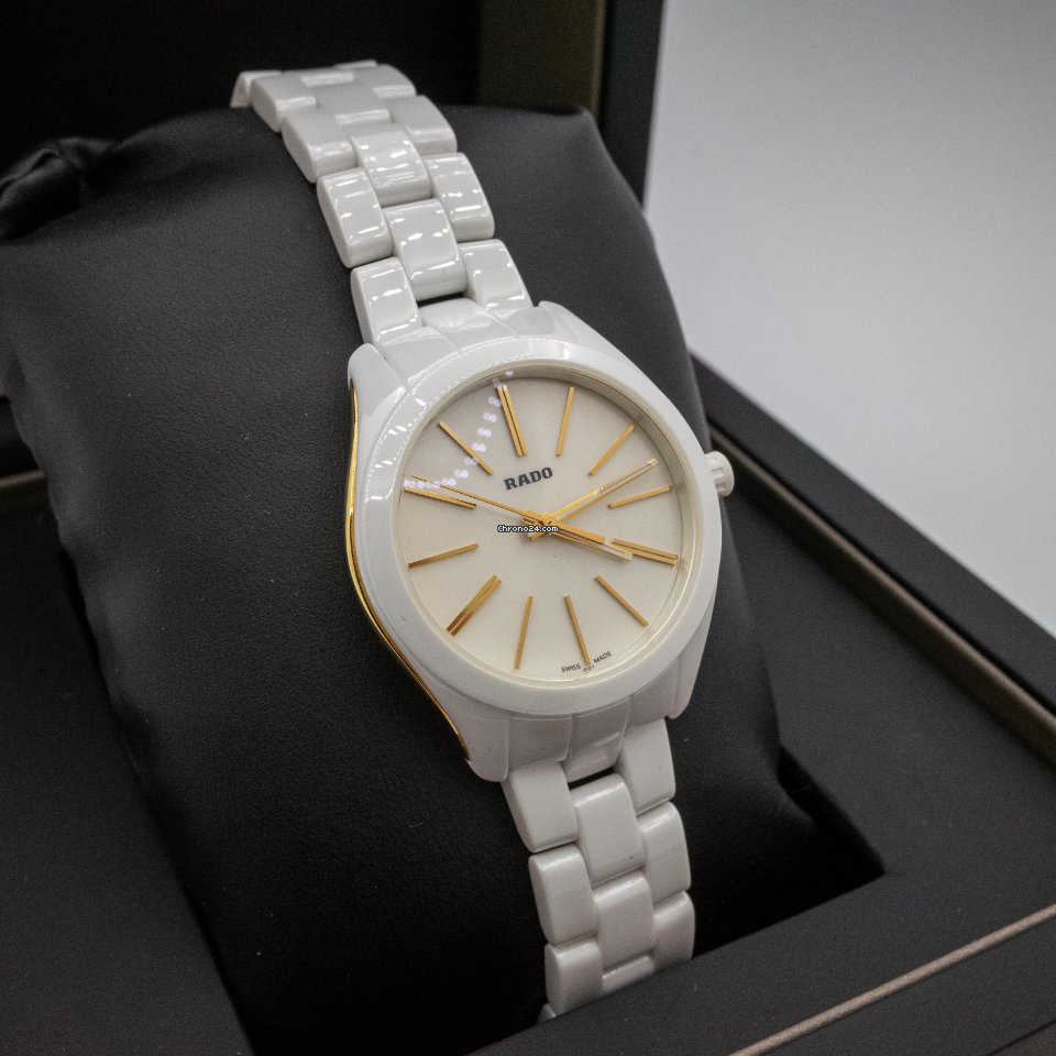 IMG_9081 Rado HyperChrome Womens watch Quartz Ceramic R32323012 Replica 5