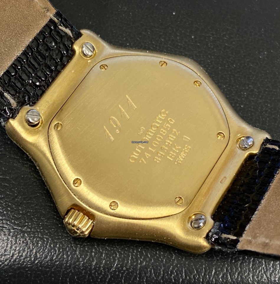 IMG_9081 Ebel 1911 Mens watch Unisex Automatic Yellow gold 893902 Replica 5