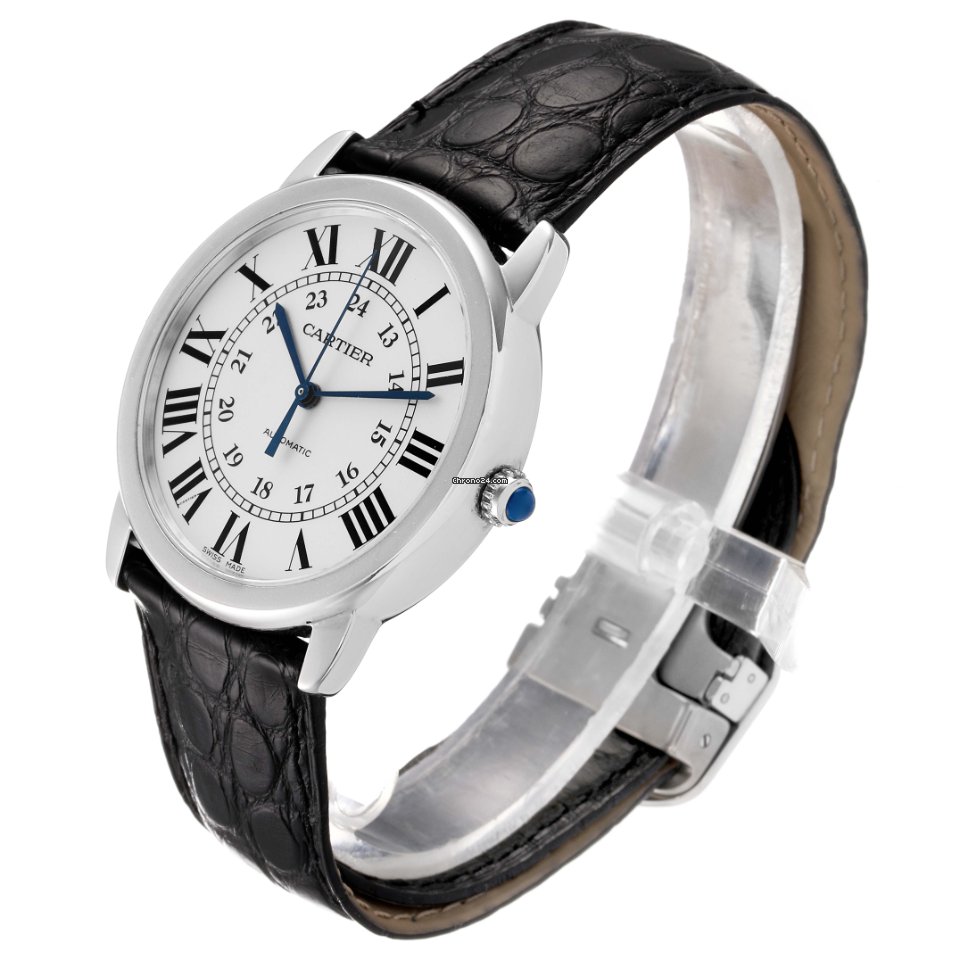 IMG_9081 Cartier Ronde Croisiere de Cartier Mens watch Unisex Automatic Steel WSRN0021 Replica 5