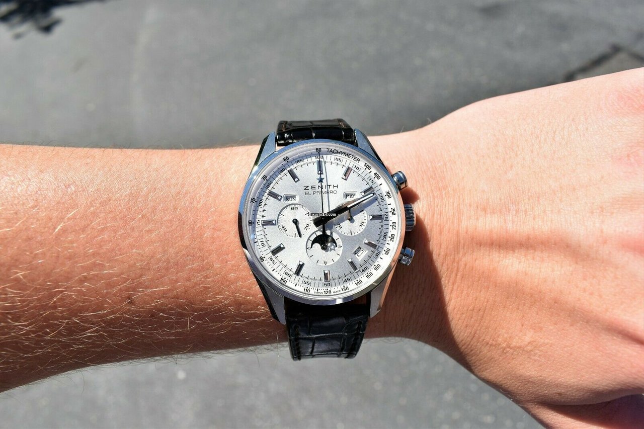 IMG_9081 Zenith El Primero 410 Mens watch Unisex Automatic Steel 03 Replica 5