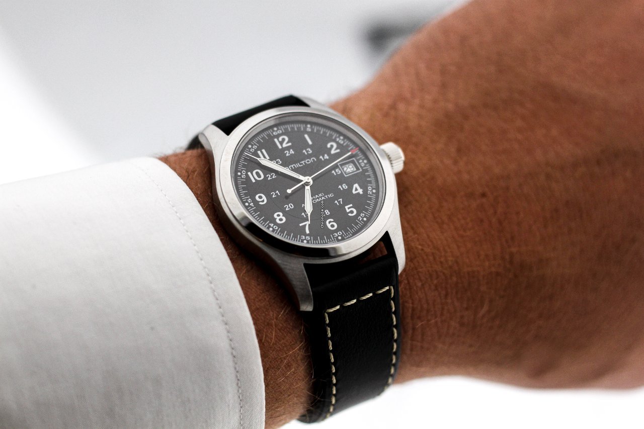 Hamilton Khaki Field Titanium Mens watch Unisex Automatic Titanium H70575733 Replica 5