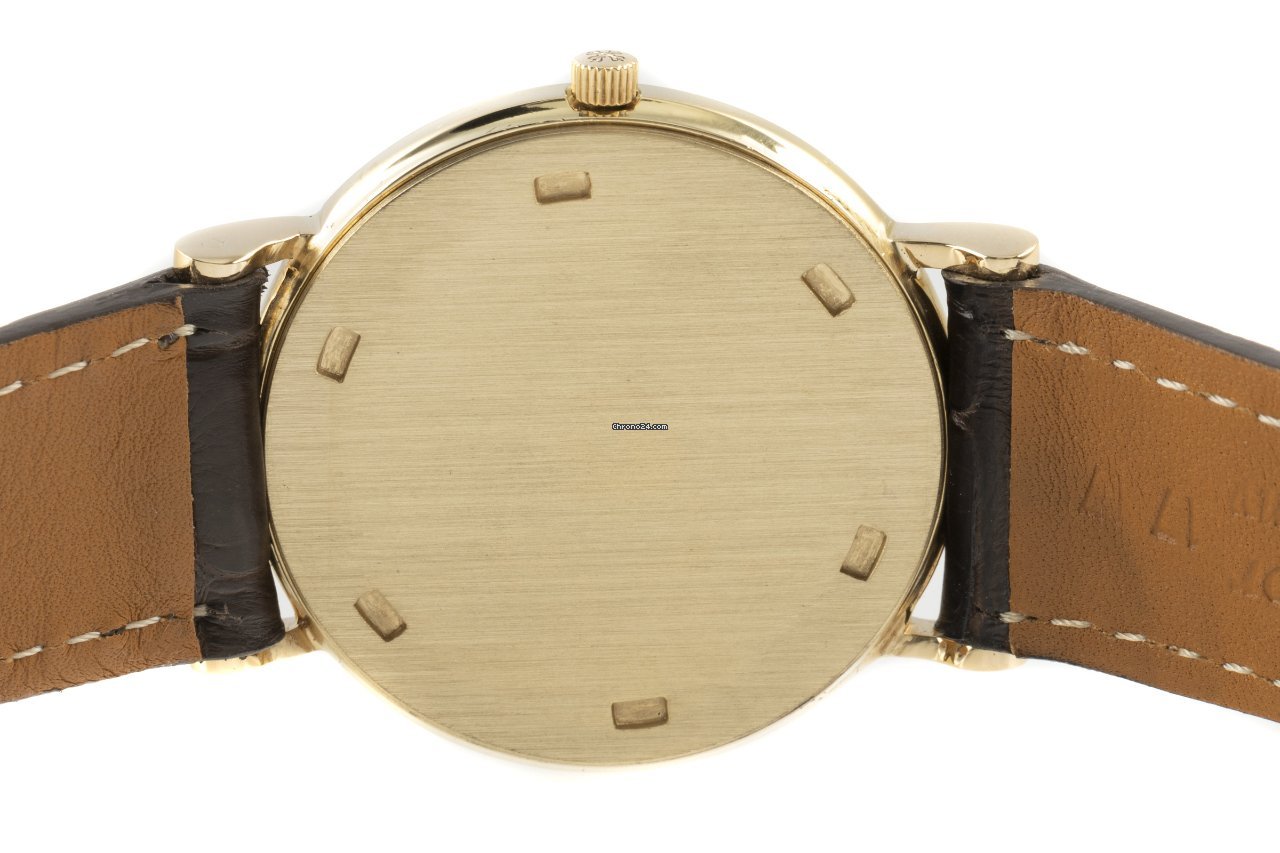 IMG_9081 Patek Philippe Calatrava Mens watch Unisex Manual winding Yellow gold 3520 Replica 5