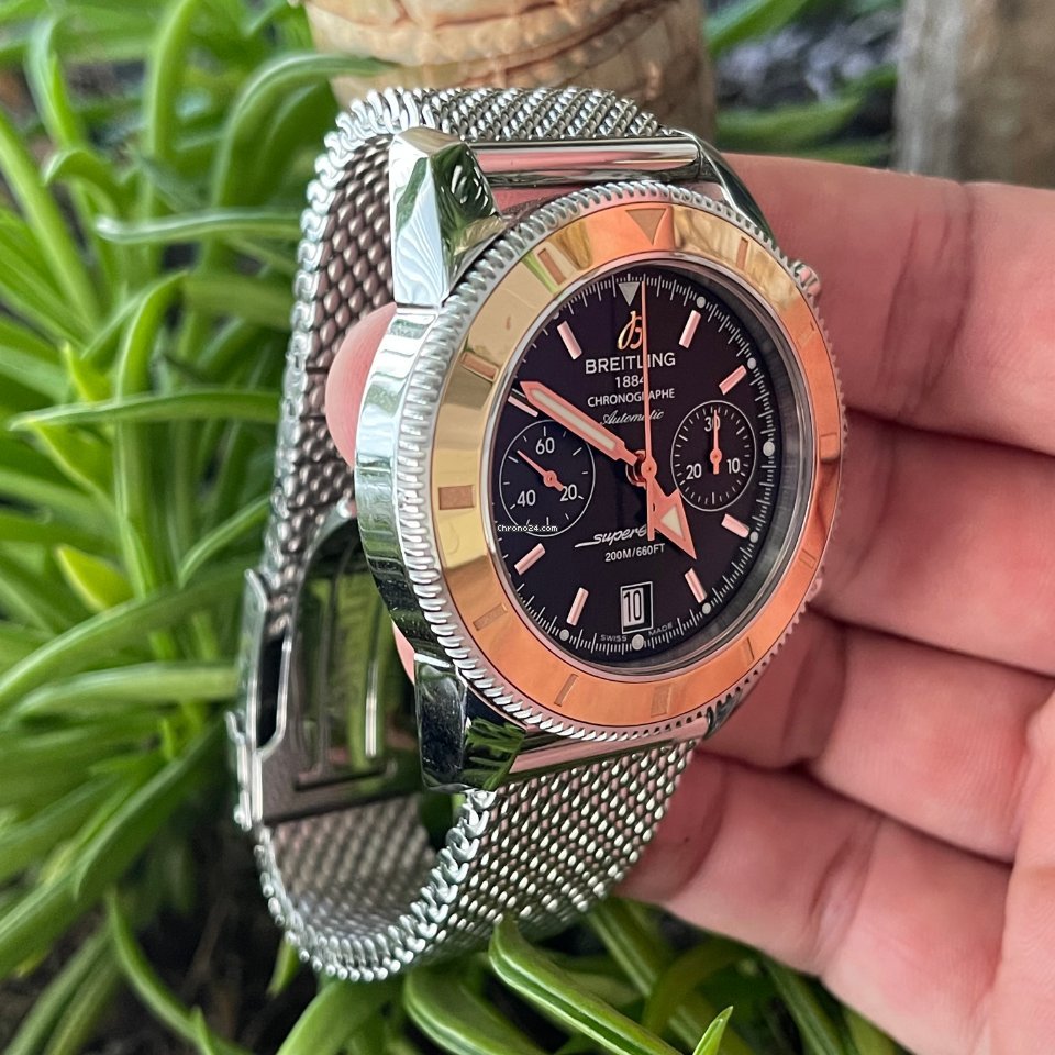 Breitling Superocean Heritage Chronograph Mens watch Unisex Automatic Steel U2337012 BB81 Replica 5