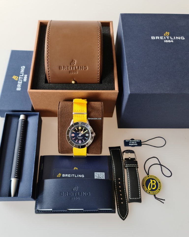 IMG_9081 Breitling Superocean Heritage Mens watch Unisex Automatic Steel A103701A1B1A1 Replica 5