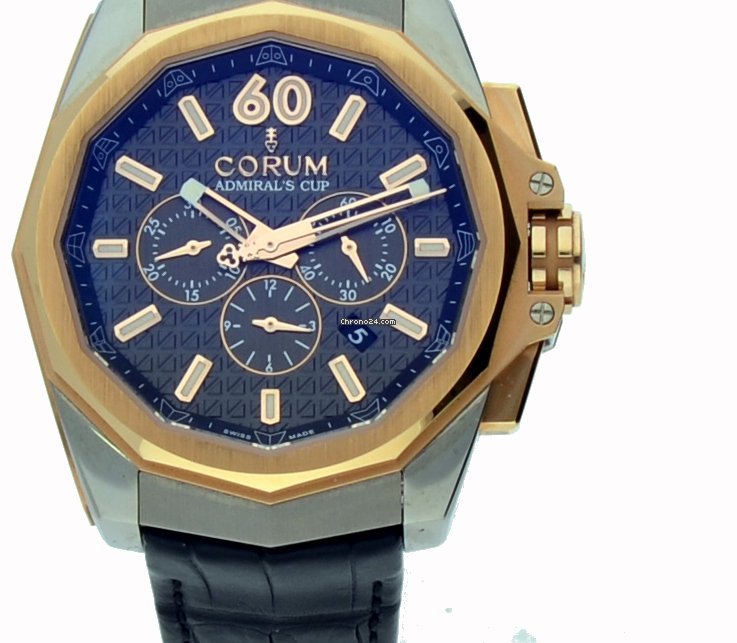 IMG_9081 Corum Admirals Cup AC-One Mens watch Unisex Automatic Titanium 132.201.05 0F01 AN11 Replica 5