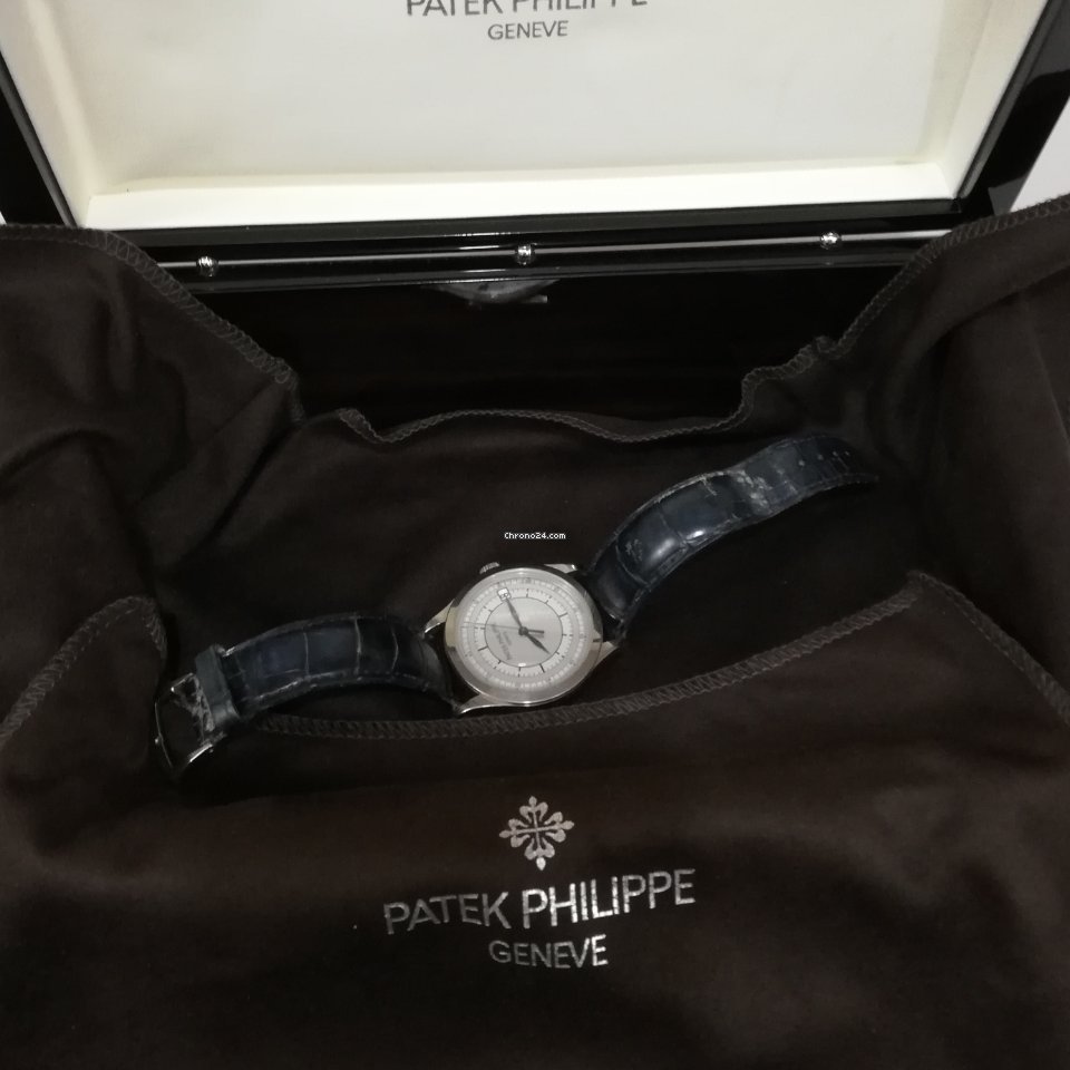 IMG_9081 Patek Philippe Calatrava Mens watch Unisex Automatic White gold 5296G-001 Replica 5