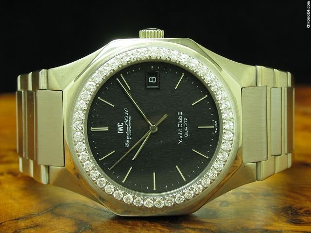 IWC Yacht Club Mens watch Unisex Quartz White gold 9119 Replica 5
