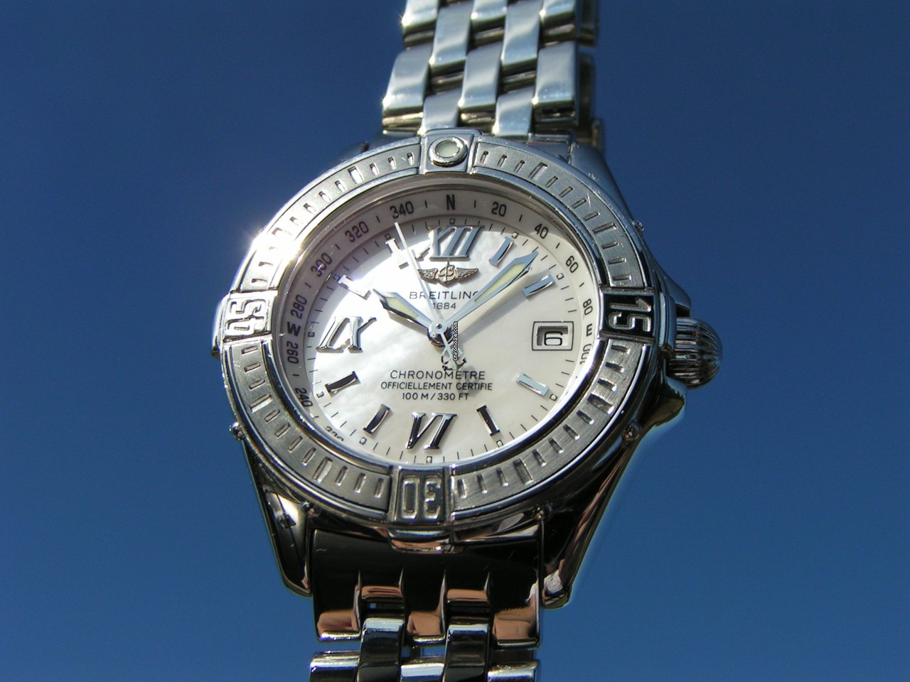 IMG_9081 Breitling Womens watch Quartz Steel A71365 Replica 5