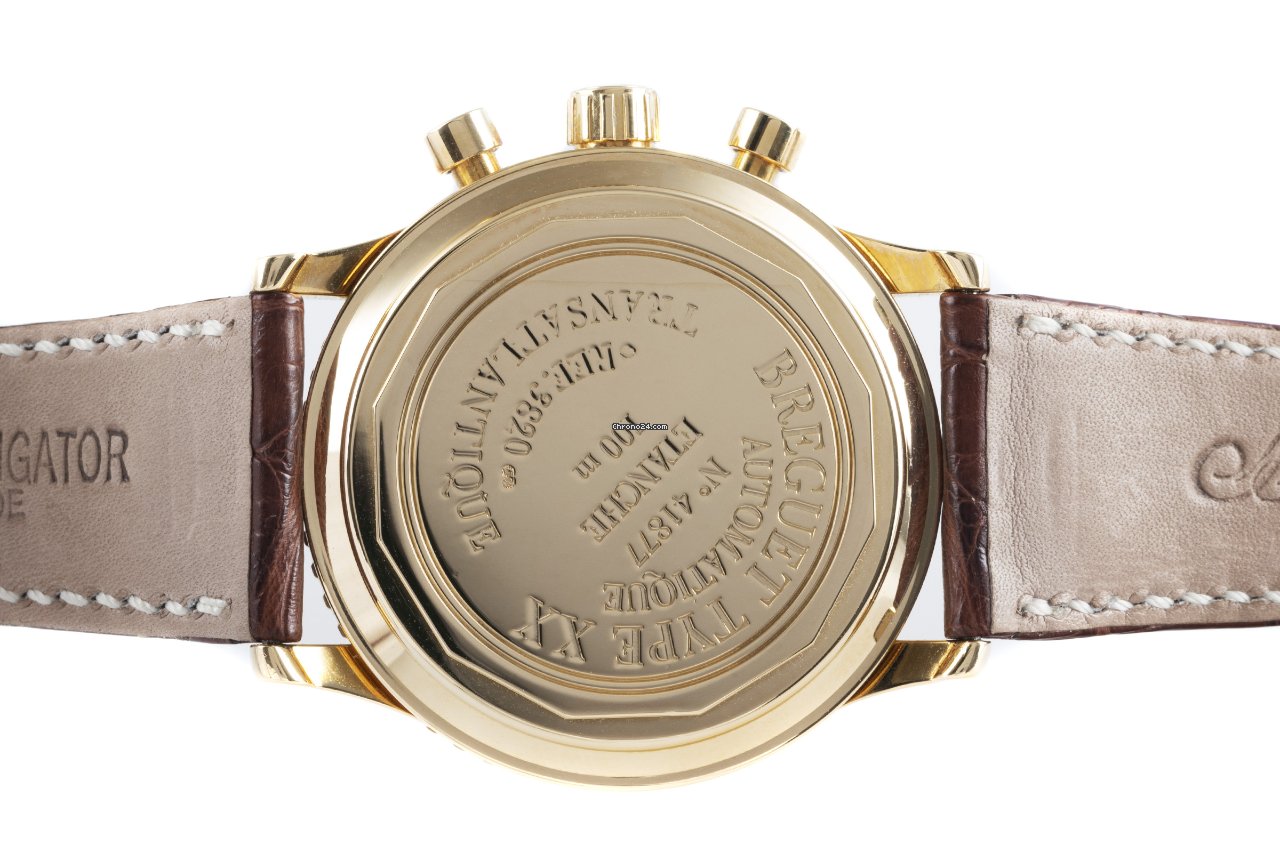 Breguet Type XX - XXI - XXII Mens watch Unisex Automatic Yellow gold 3820 Replica 5