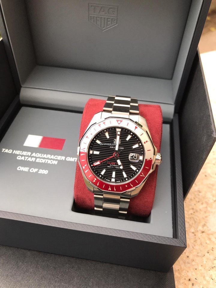 IMG_9081 TAG Heuer Aquaracer Mens watch Unisex Automatic Steel TAGHEUER AQUARACER GMT Replica 5