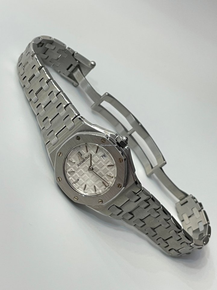 IMG_9081 Audemars Piguet Royal Oak Offshore Womens watch Quartz Steel 67450ST Replica 5