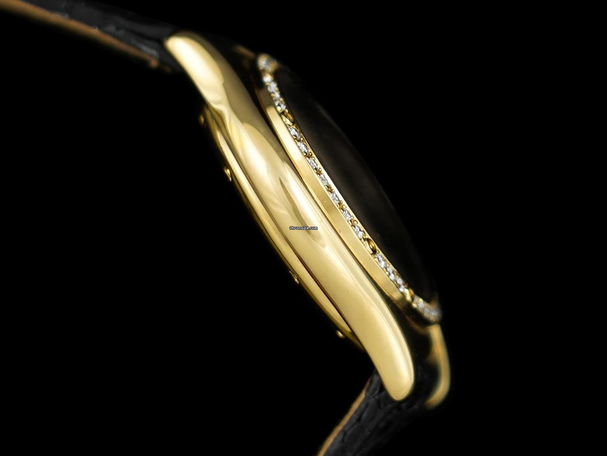 IMG_9081 Cartier Cougar Womens watch Quartz Yellow gold 7980 Replica 5