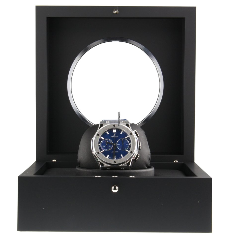 Hublot Classic Fusion Blue Mens watch Unisex Automatic Titanium 521NX7170LR Replica 5