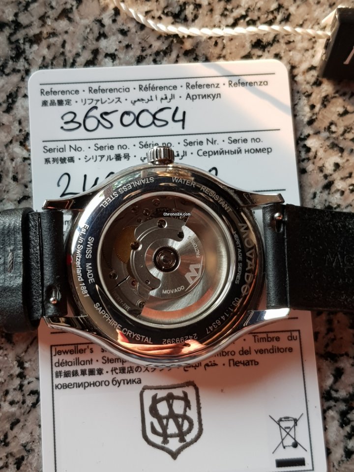 IMG_9081 Movado Mens watch Unisex Automatic Steel 3650054 Replica 5
