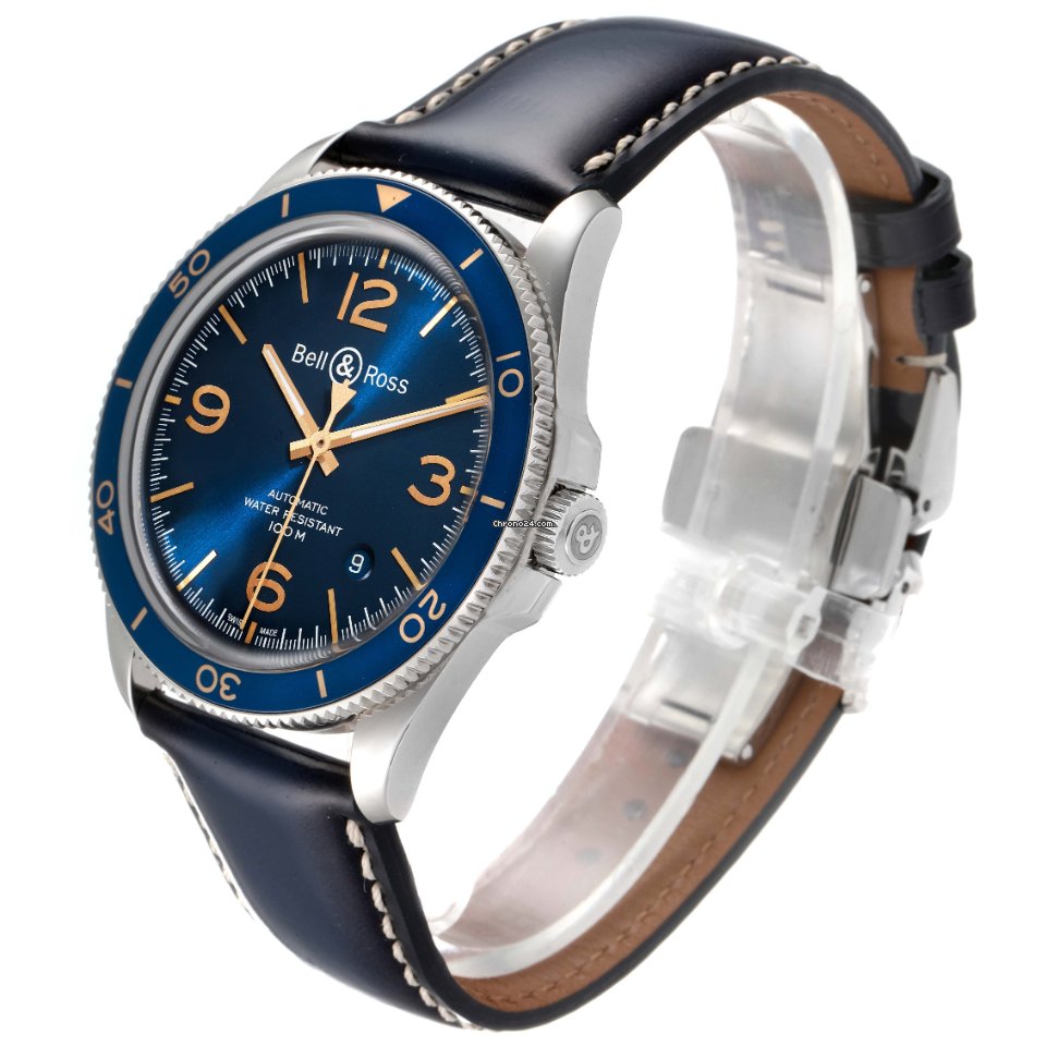 IMG_9081 Bell & Ross BR V2 Mens watch Unisex Automatic Steel BRV292-BU-G-ST SCA Replica 5