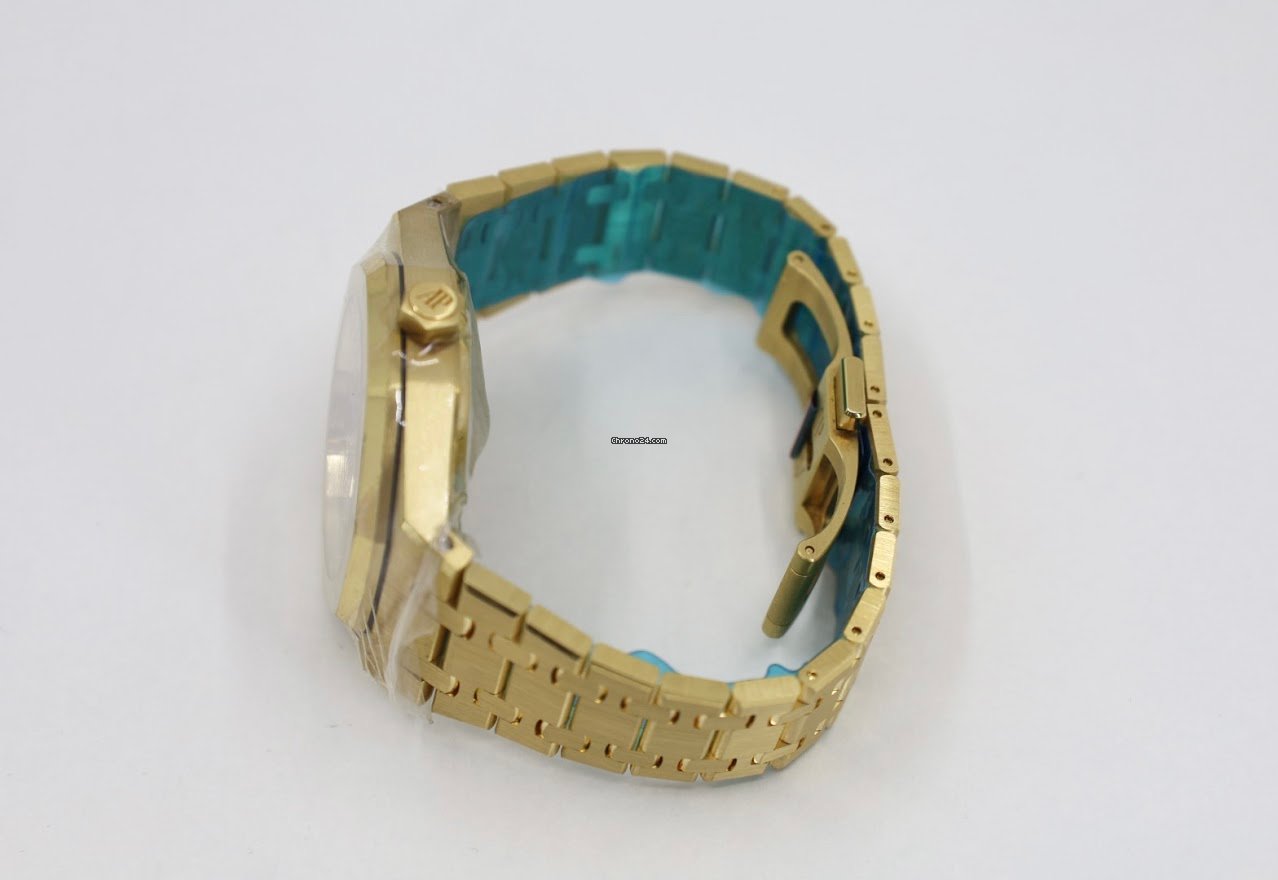 Audemars Piguet Royal Oak Selfwinding Womens watch Automatic Yellow gold 15450BA.OO.1256BA.02 Replica 5