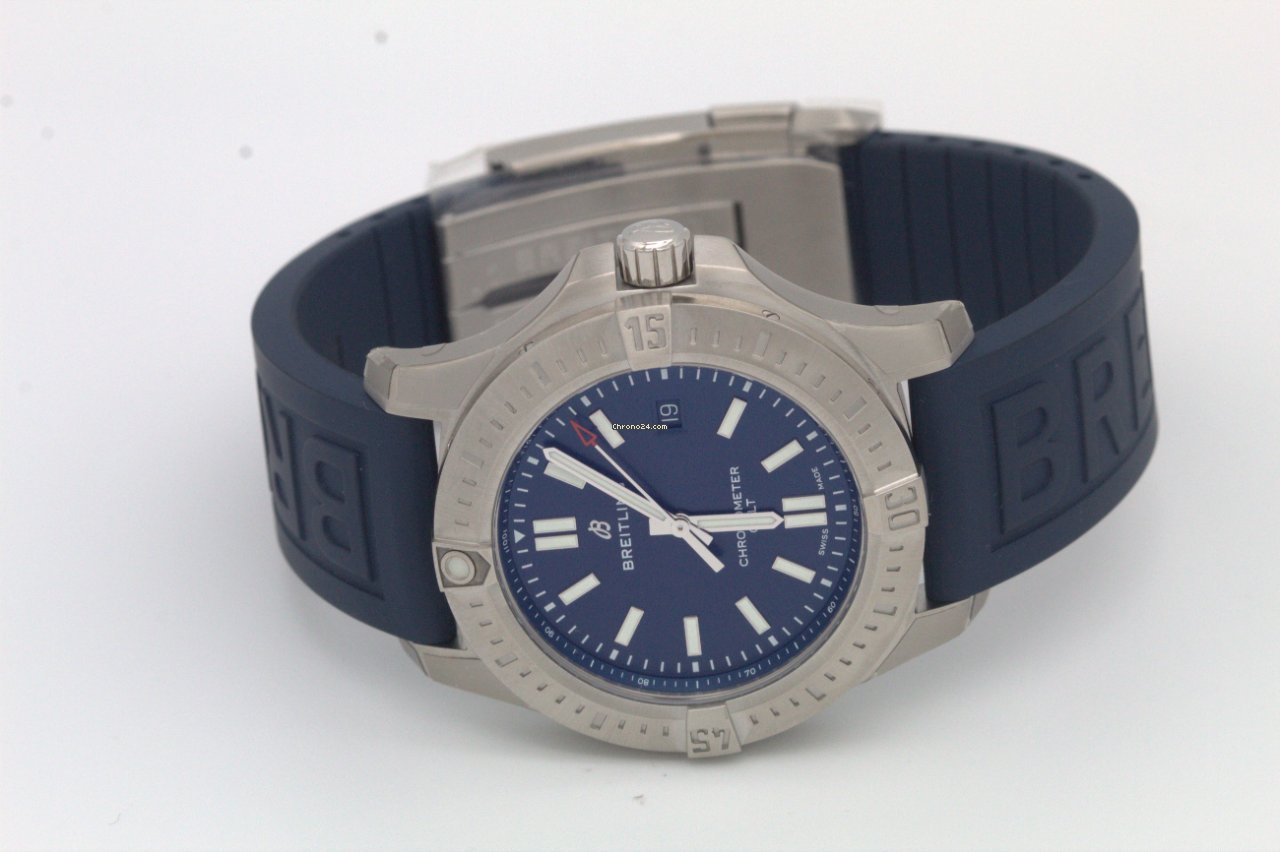 IMG_9081 Breitling Chronomat Colt Mens watch Unisex Automatic Steel A17388101C1S1 Replica 5