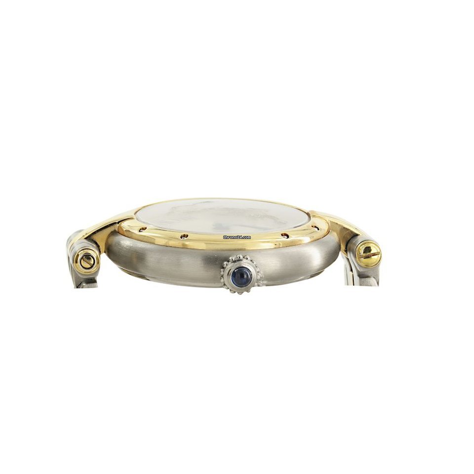 IMG_9081 Cartier Panthere Womens watch Quartz Gold Steel 166920 Replica 5