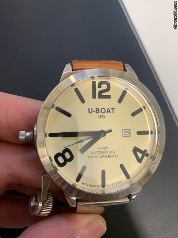IMG_9081 U-Boat Classico Mens watch Unisex Automatic Silver 4553 AB-AS-A925 Replica 5