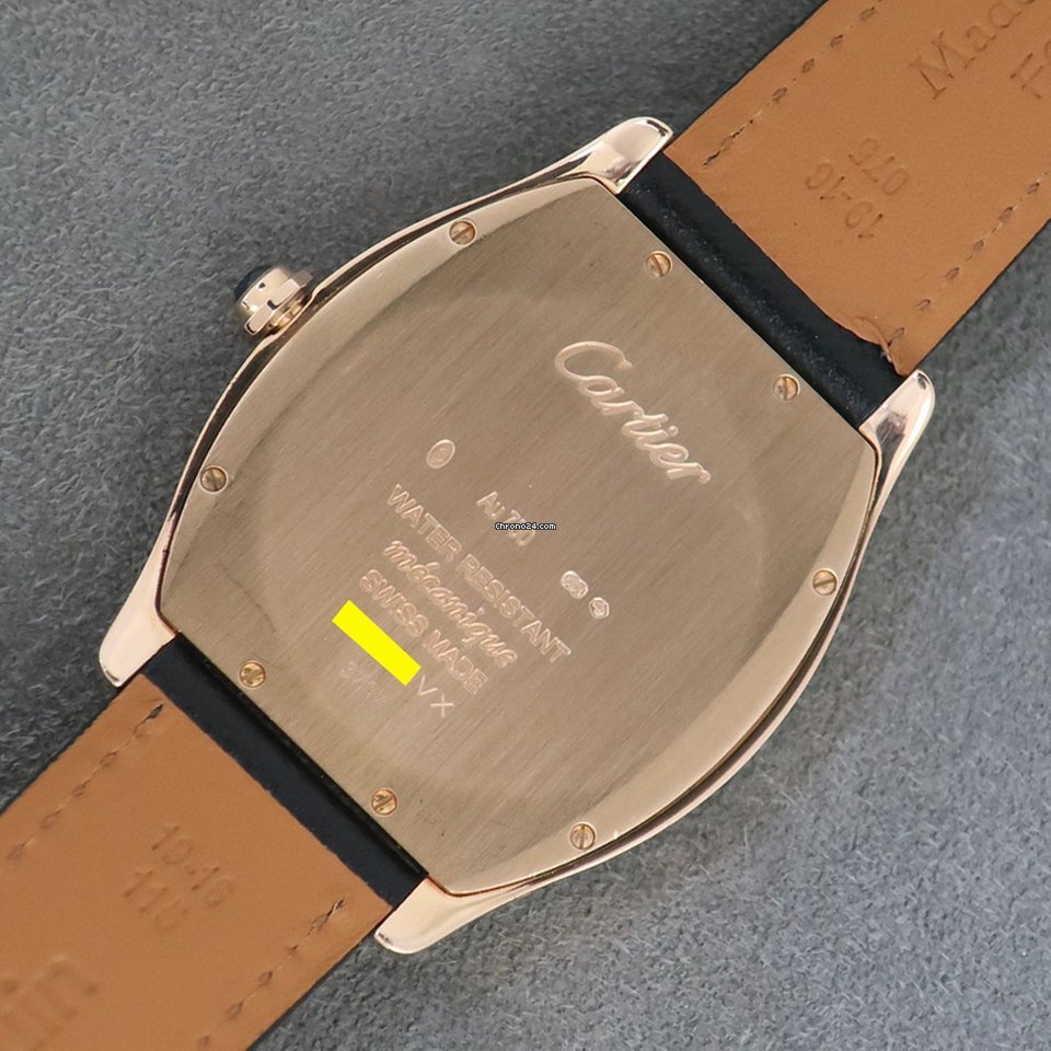 Cartier Tortue Mens watch Unisex Manual winding Rose gold WGTO0002 Replica 5