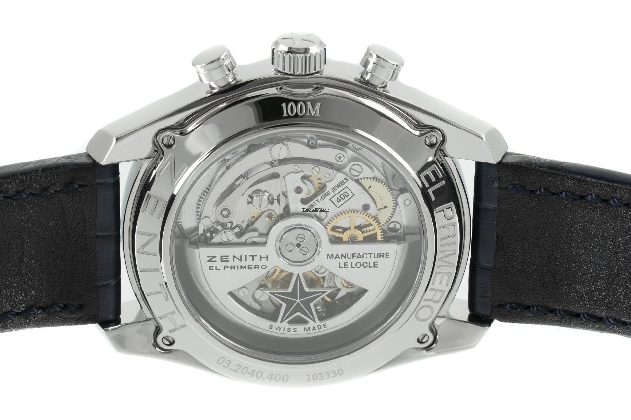 IMG_9081 Zenith El Primero 36000 VpH Mens watch Unisex Automatic Steel 03.2040.400 Replica 5