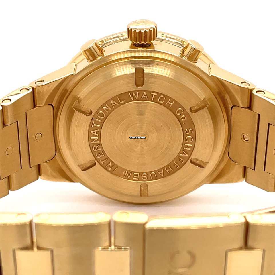 IMG_9081 IWC GST Mens watch Unisex Quartz Yellow gold IW955701 Replica 5
