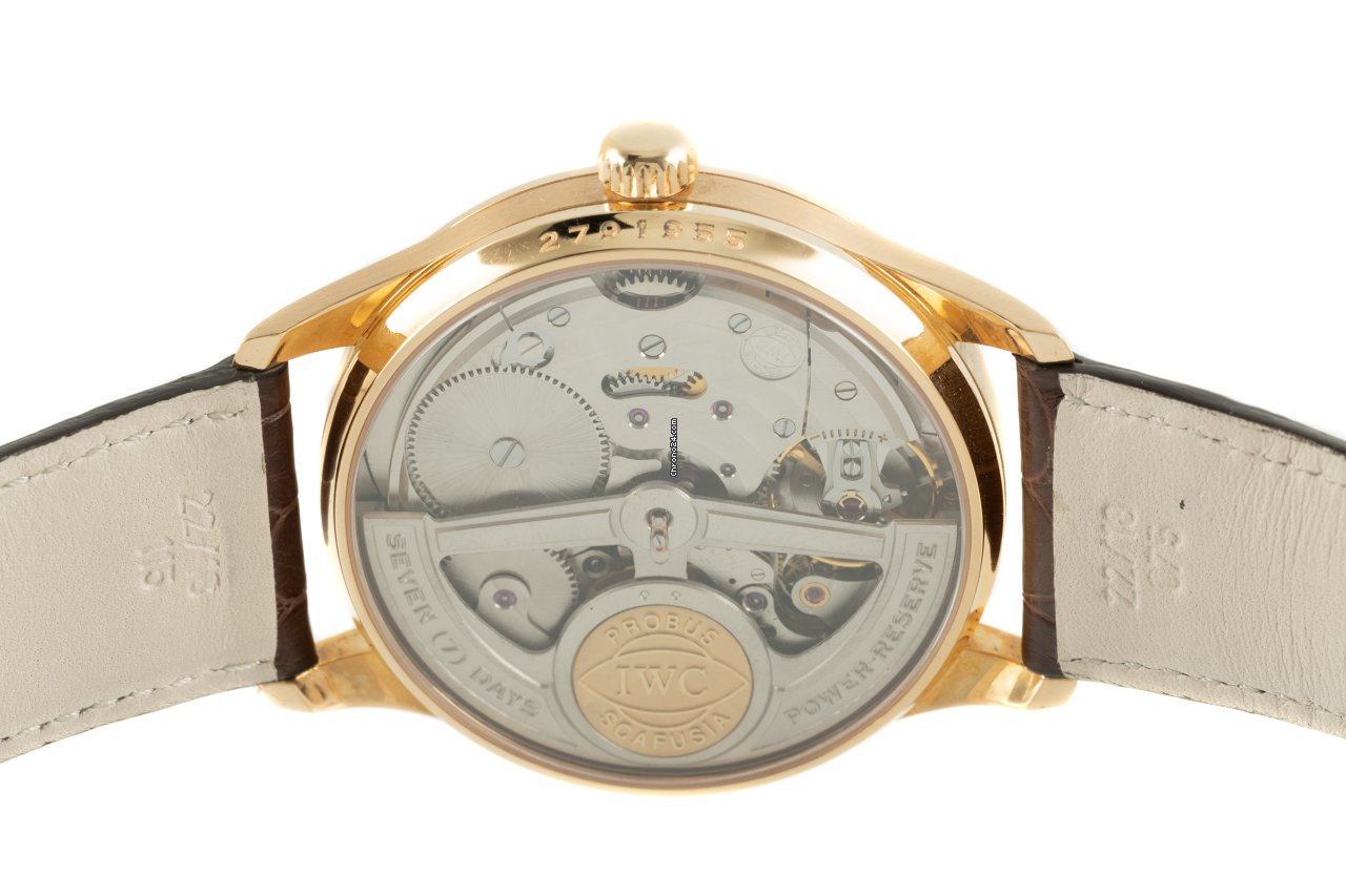 IMG_9081 IWC Portuguese Automatic Mens watch Unisex Automatic Yellow gold 5000 Replica 5