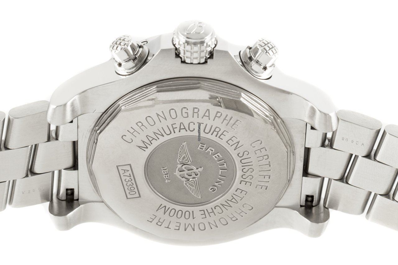 IMG_9081 Breitling Avenger Seawolf Mens watch Unisex Quartz Steel A73390 Replica 5